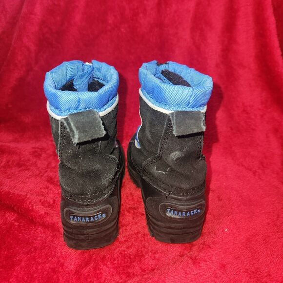 Tamarack Snow Boots Kids Size 9 Blue And Black All Weather Thermolite - Picture 4 of 9